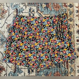 wild fable L Floral Skirt